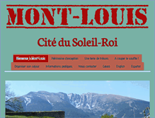 Tablet Screenshot of mont-louis.net